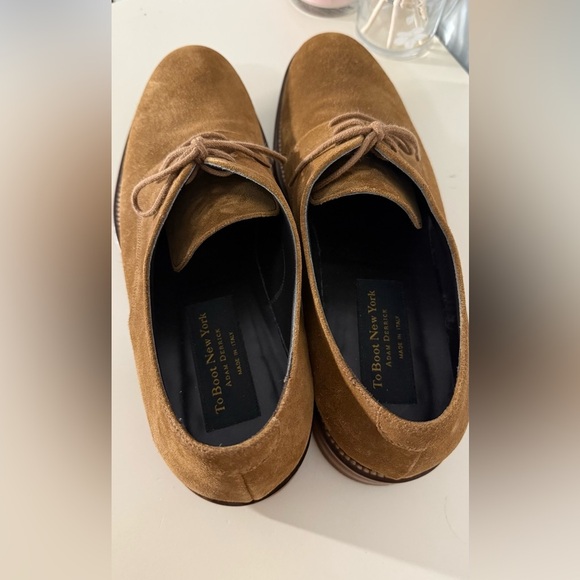 NEW!!! To Boot New York
ADAM DERRICK Oxford Gunn Mid Brown Suede Derby - Picture 2 of 7